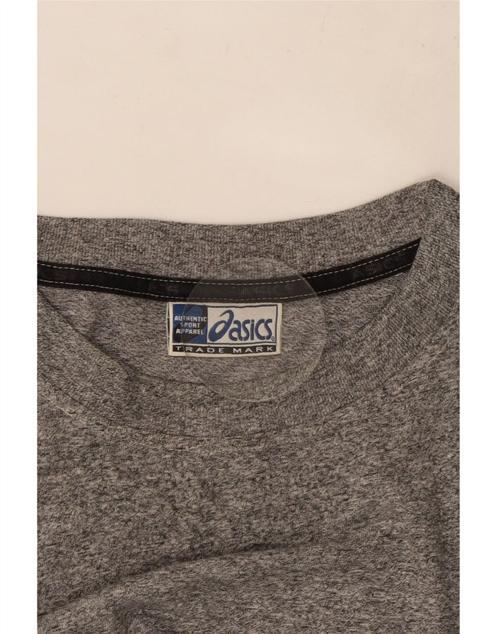 Asics T-Shirt Homme Haut Large Gris Coton