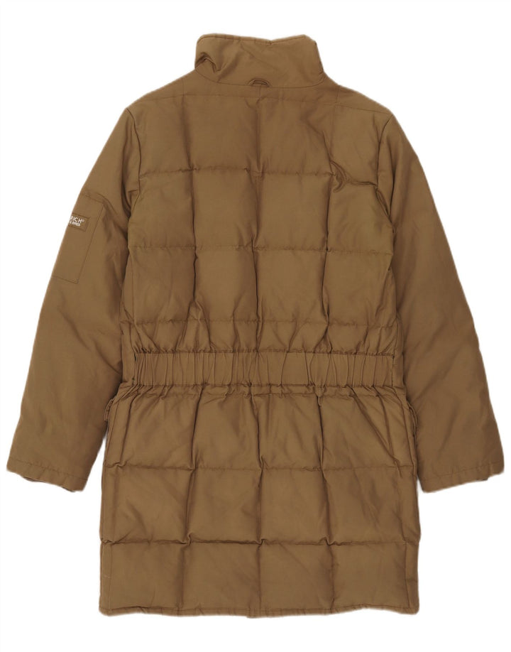 Woolrich Manteau Rembourré Femme UK 10 Petit Nylon Beige