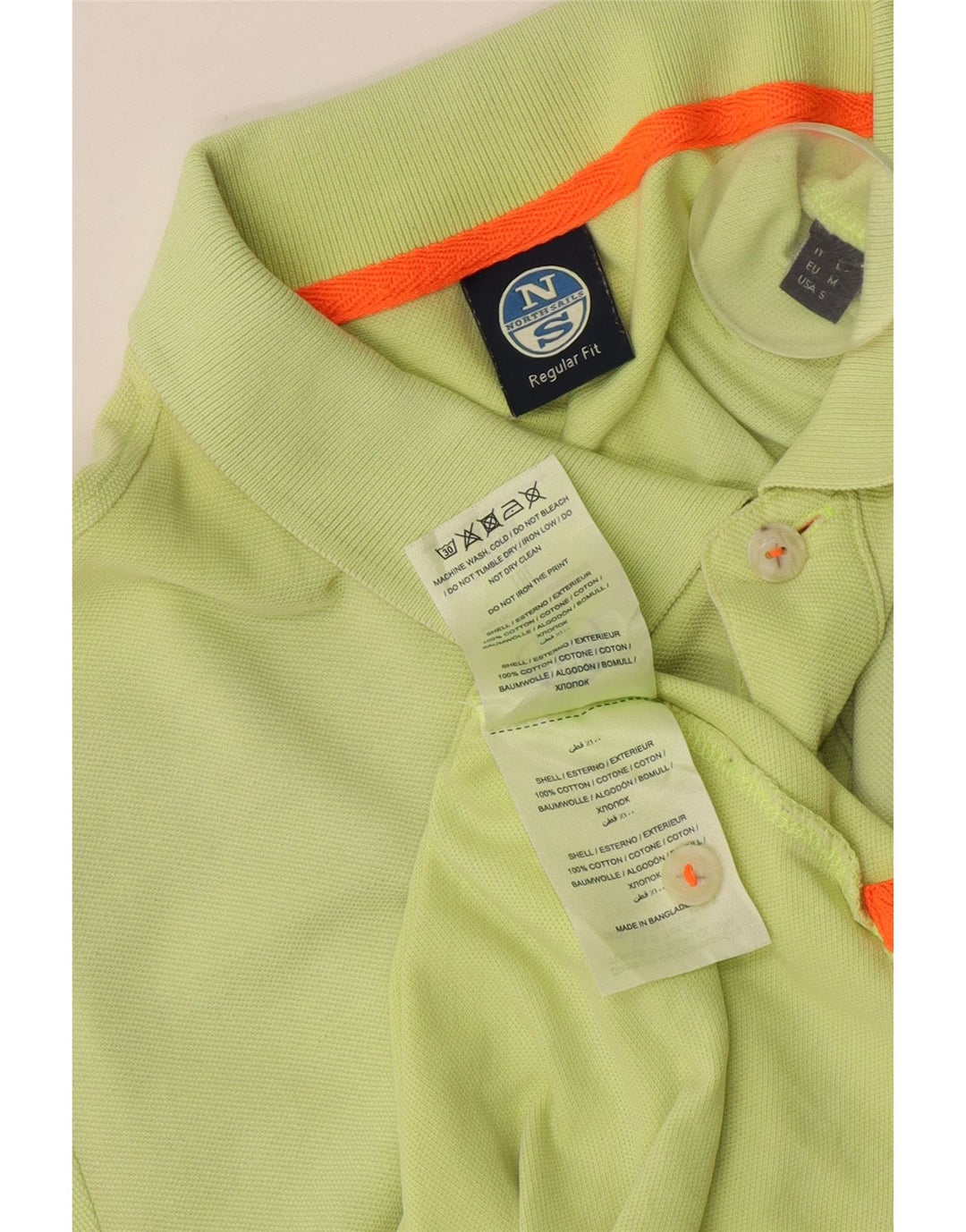 North Sails Polo coupe classique pour homme en coton vert grand