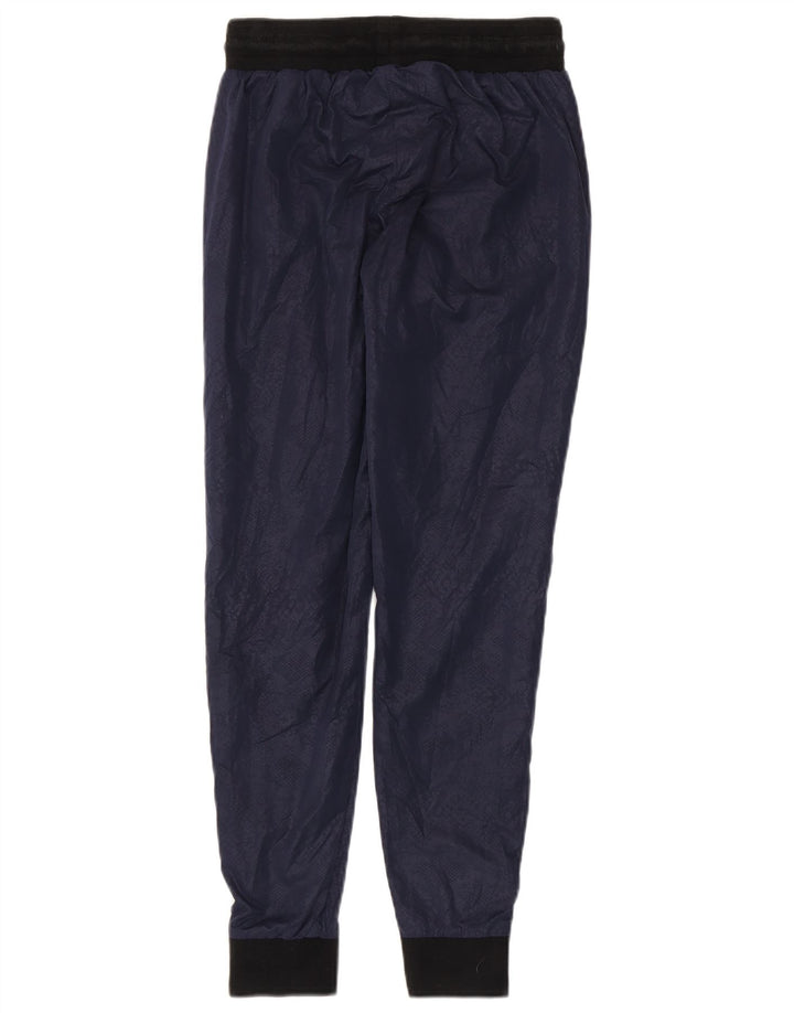 SUPERDRY Pantalon de survêtement pour femme Joggers UK 6 XS Bleu marine Imprimé animal