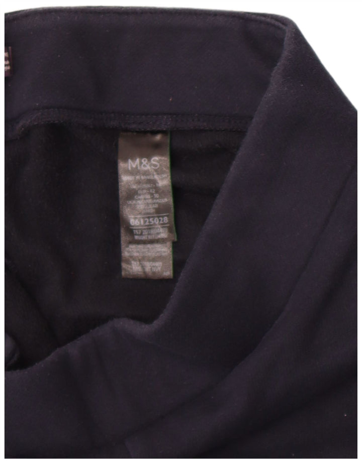 Marks & Spencer Leggings Femme UK 14 Large Bleu Marine Polyester