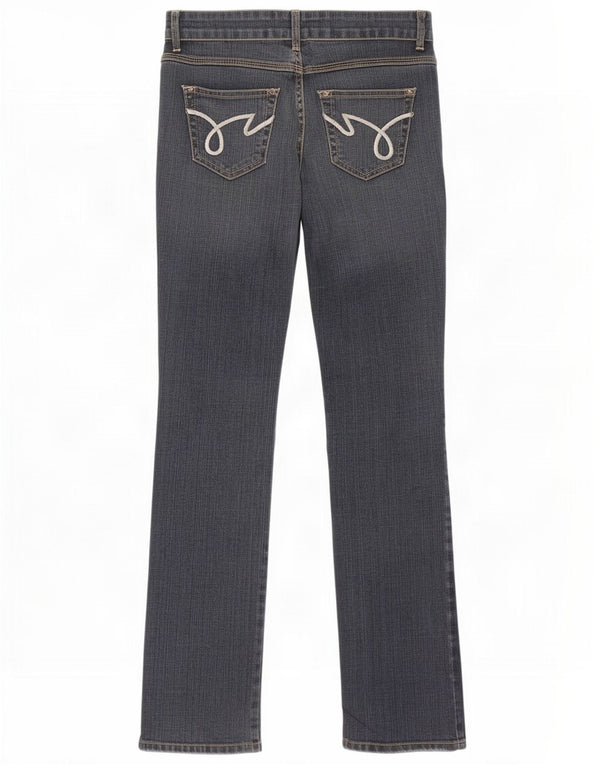 Zara Jean droit femme EU 38 Small W28 L34 bleu coton