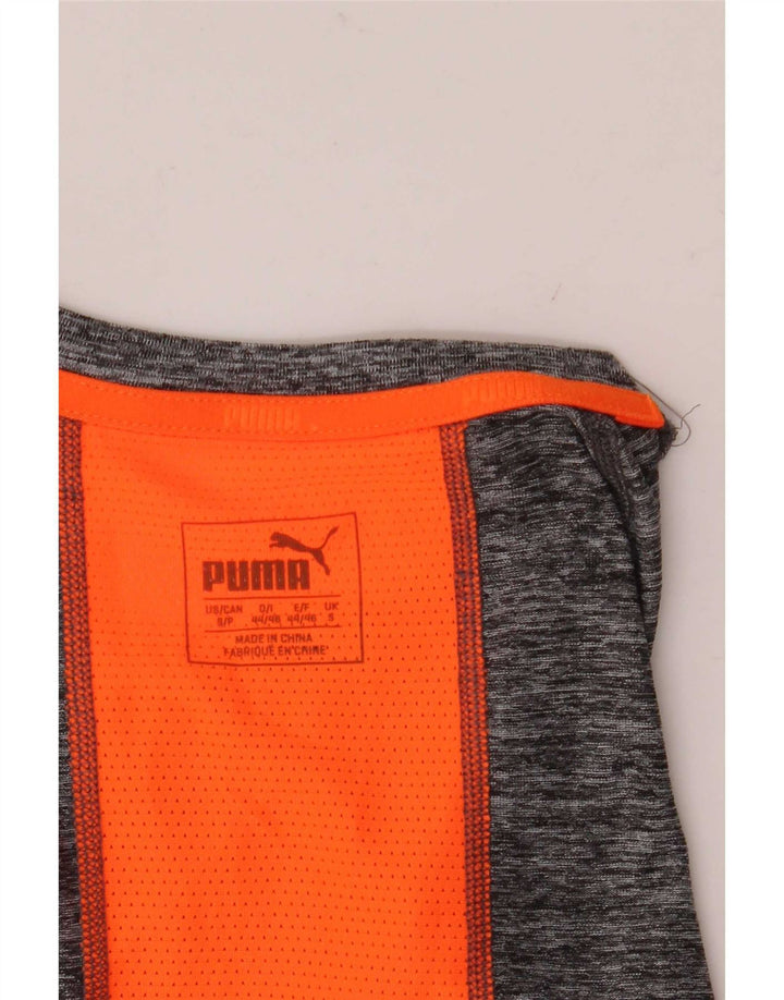 Puma Haut à Manches Longues Homme Gris Colorblock Small