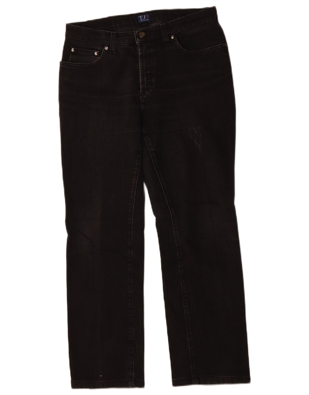 TRUSSARDI Jean Droit W30 L27 Femme Noir Coton