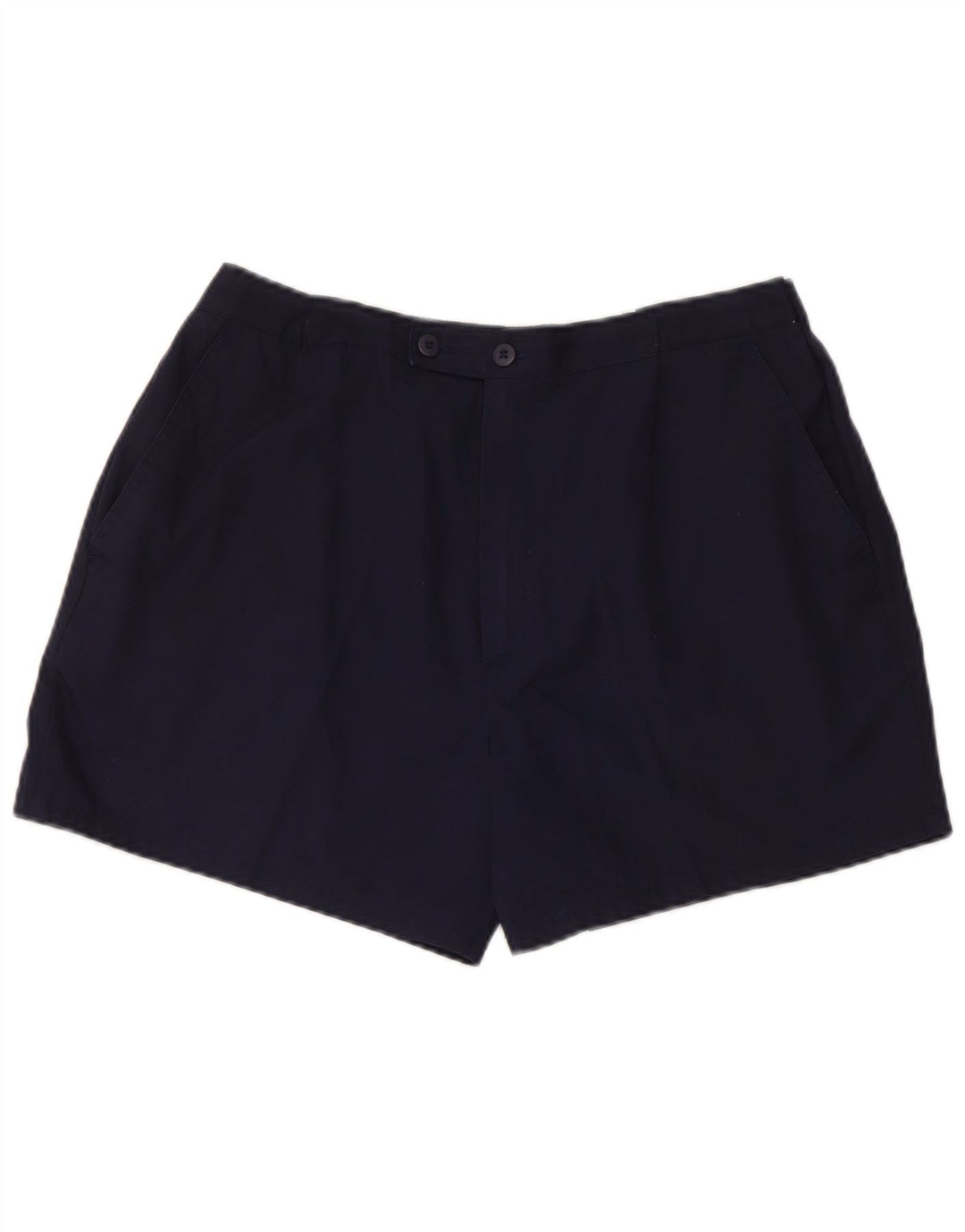 Short Chino Vintage Homme W30 Polyester Bleu Marine Moyen