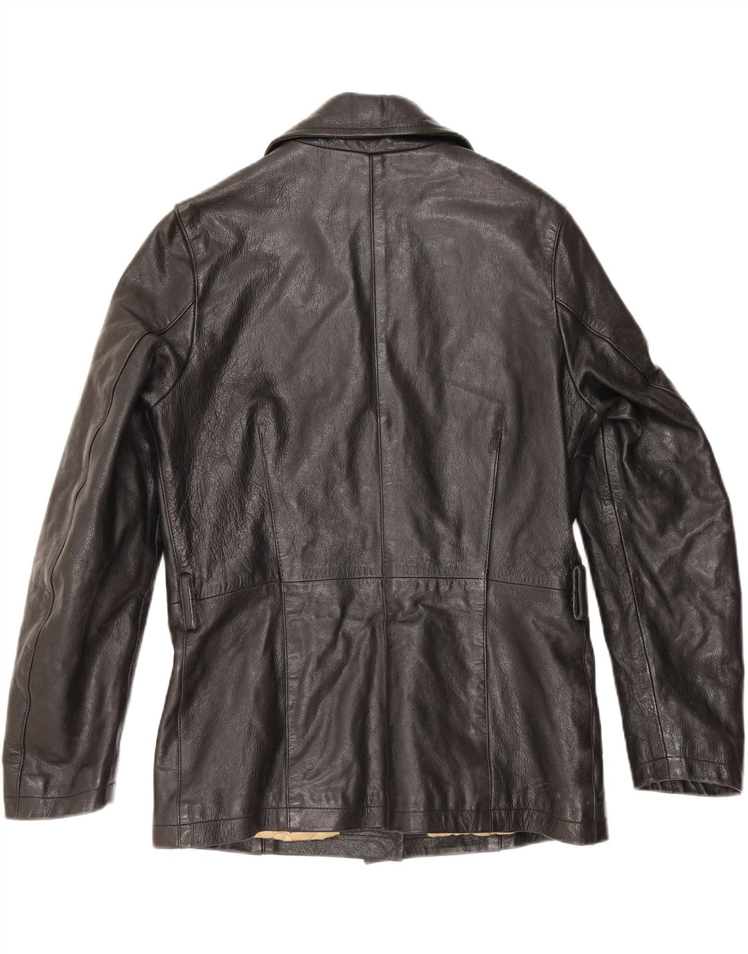 EVOLUTION Womens Leather Jacket EU 40 Medium Black Leather Vintage Evolution and Second-Hand Evolution from Messina Hembry 