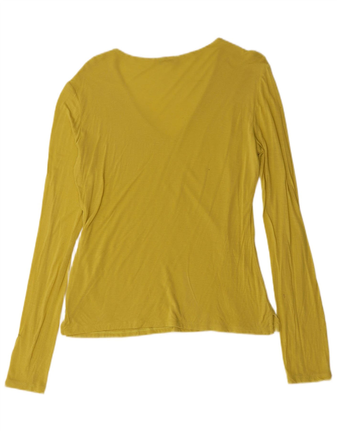 Armani Haut à manches longues pour femme UK 44 Jaune moyen