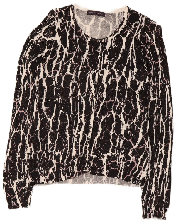 Marks & Spencer Pull col bateau pour femme UK 8 Small Noir