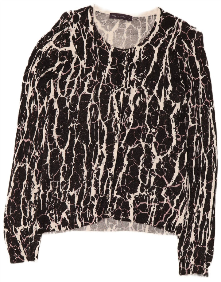 Marks & Spencer Pull col bateau pour femme UK 8 Small Noir