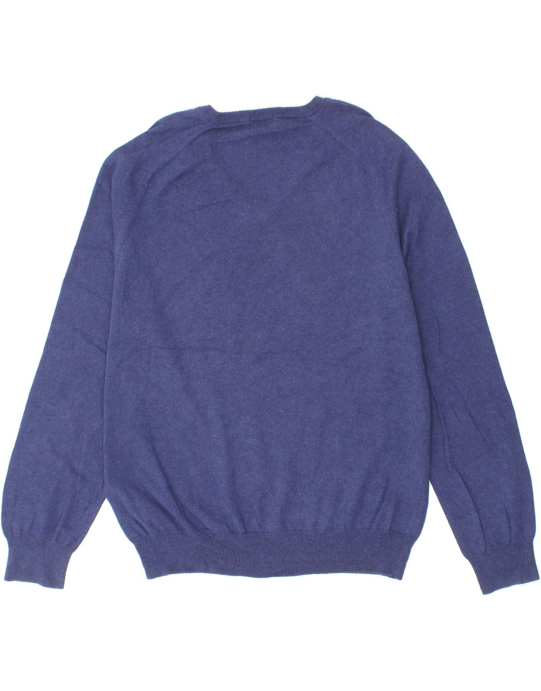 J. CREW Mens V-Neck Jumper Sweater Large Purple Cotton Vintage J. Crew and Second-Hand J. Crew from Messina Hembry 