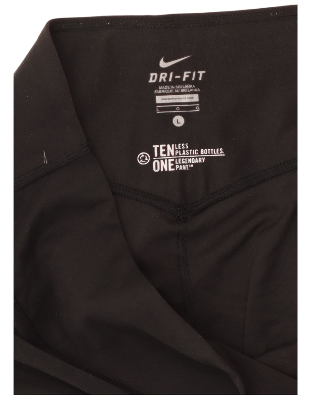 NIKE Bermuda de sport Dri Fit pour femme UK 16 Large Noir