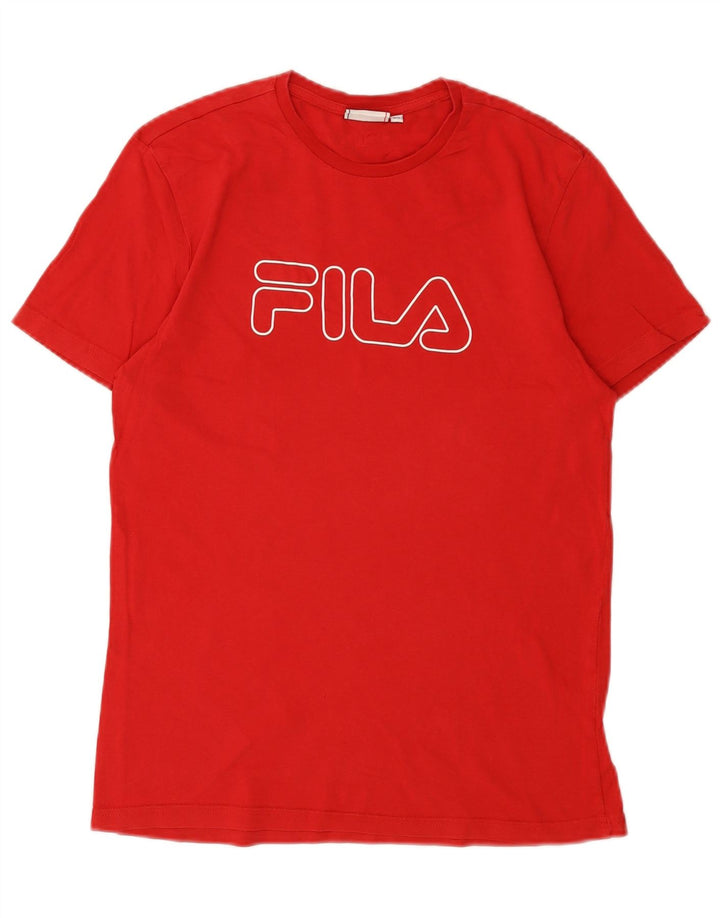 FILA T-Shirt Graphique Homme XS Rouge
