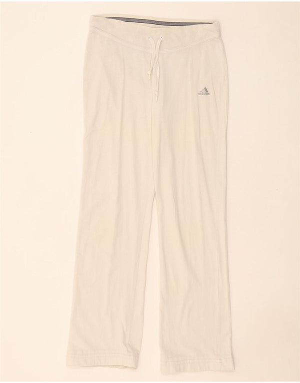 ADIDAS Pantalon de survêtement pour femme UK 14 Medium Blanc