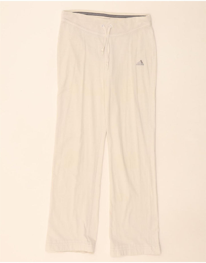 ADIDAS Pantalon de survêtement pour femme UK 14 Medium Blanc