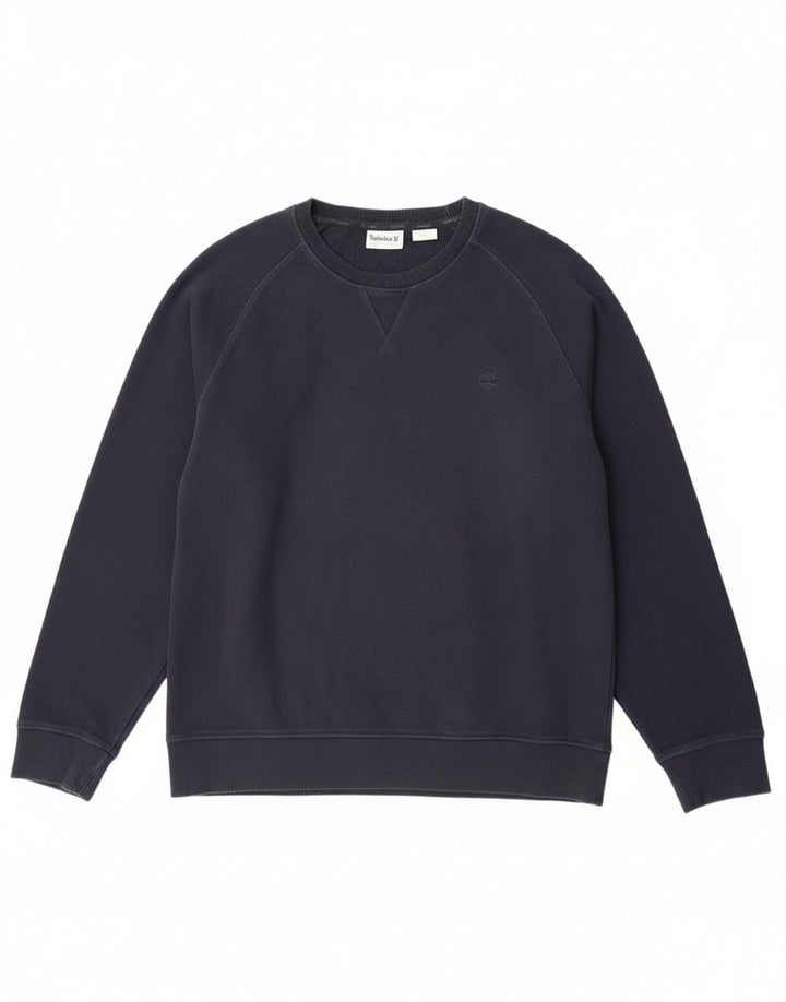 Timberland Sweat-shirt pour homme en coton bleu marine Taille L
