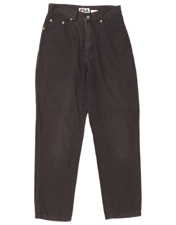 Fila Jean fuselé taille haute pour femme IT 42 Medium W26 L26 Coton noir