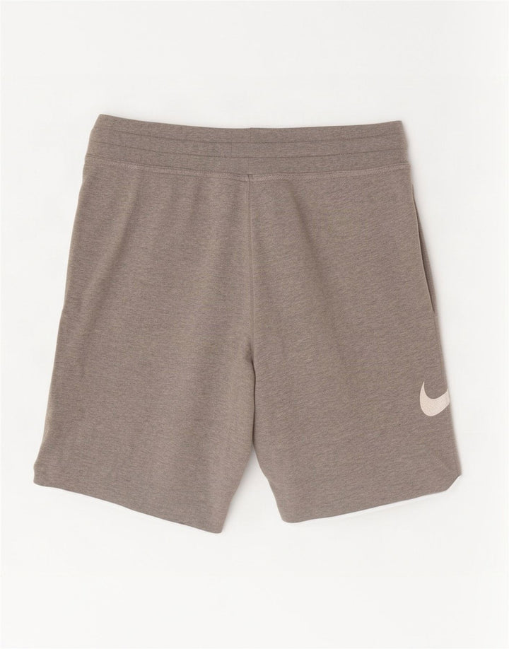 Nike Short de sport graphique en coton gris moyen pour homme