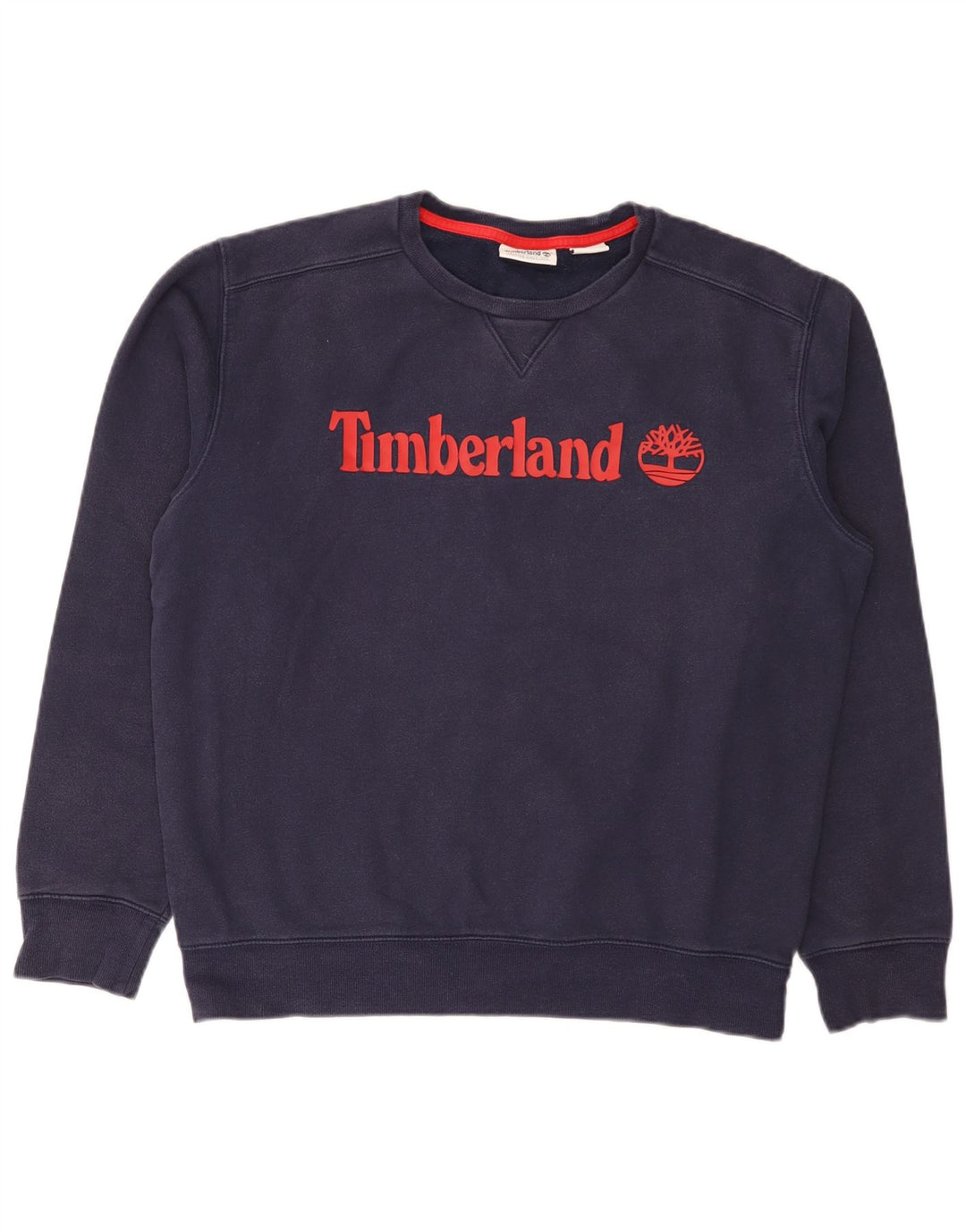 Timberland Sweat-shirt graphique pour homme en coton bleu marine Taille L