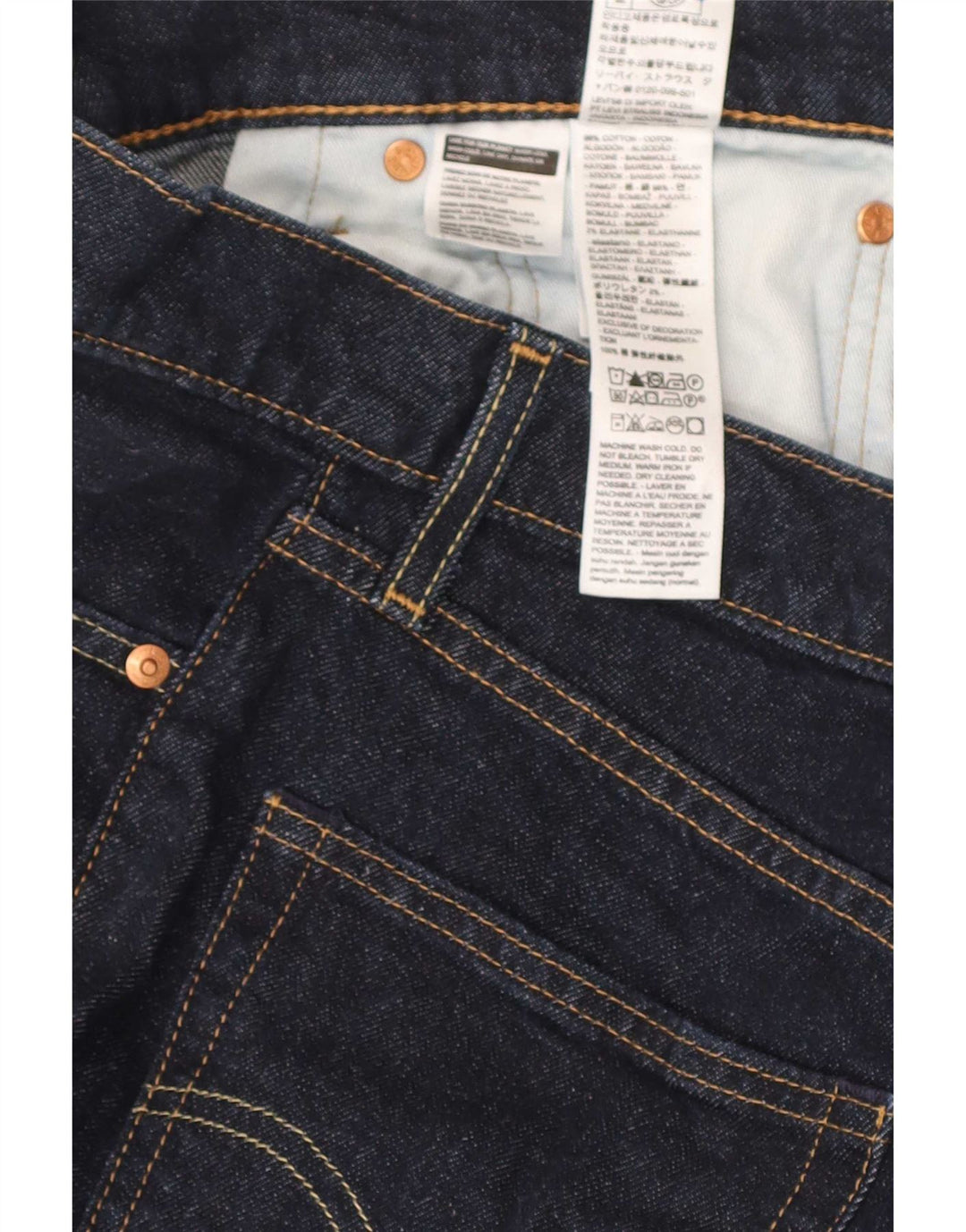 Levi's Jean Slim 511 Homme W31 L32 Bleu Marine Coton