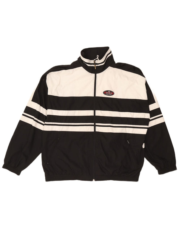 Jako Veste de survêtement pour homme XL Noir Colourblock Polyester