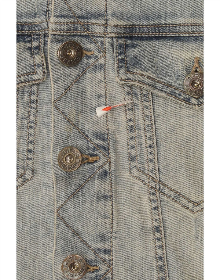 Rifle Gilet en jean pour homme UK 38 Bleu moyen Coton