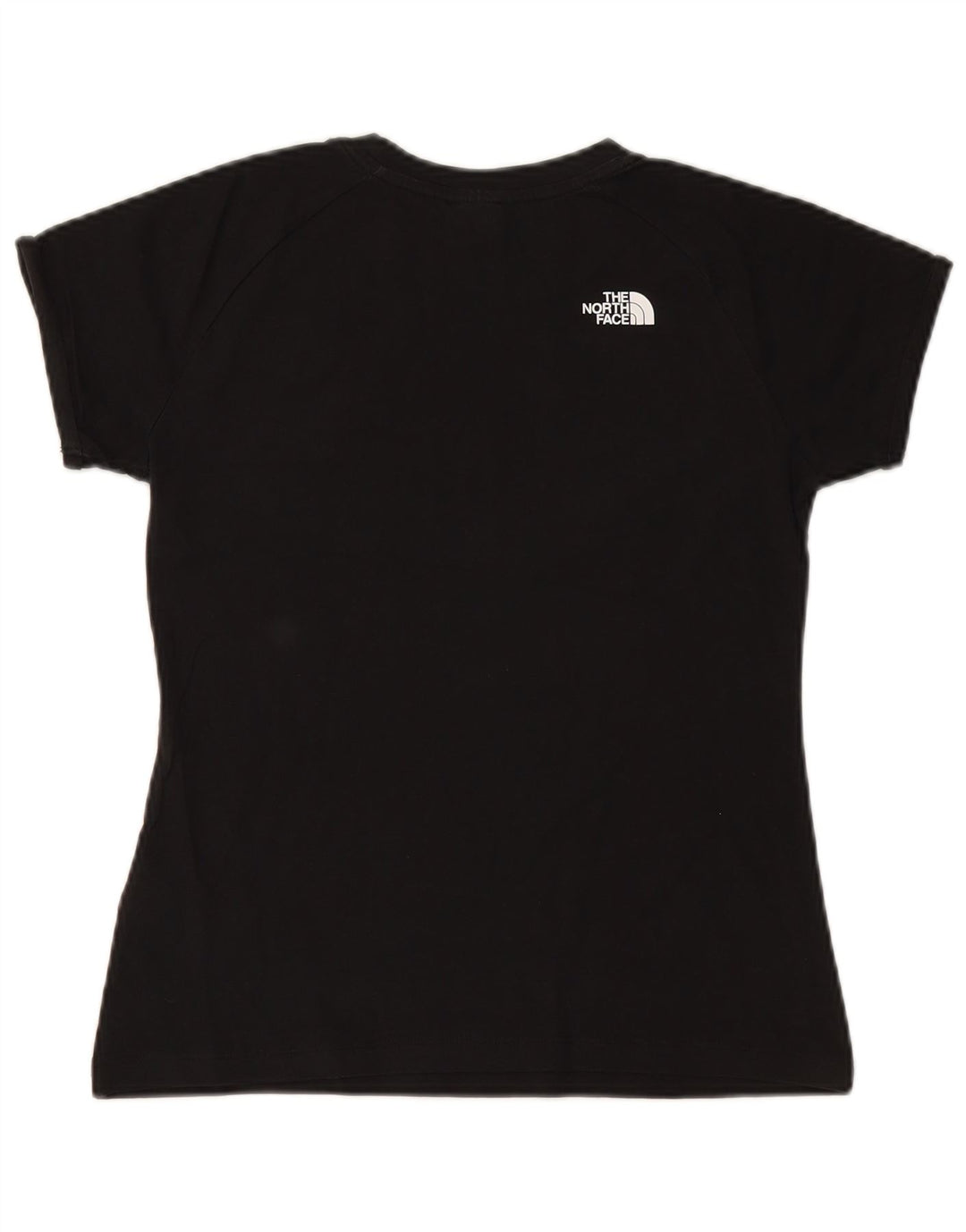 THE NORTH FACE T-shirt graphique pour femme UK 14 en coton noir moyen