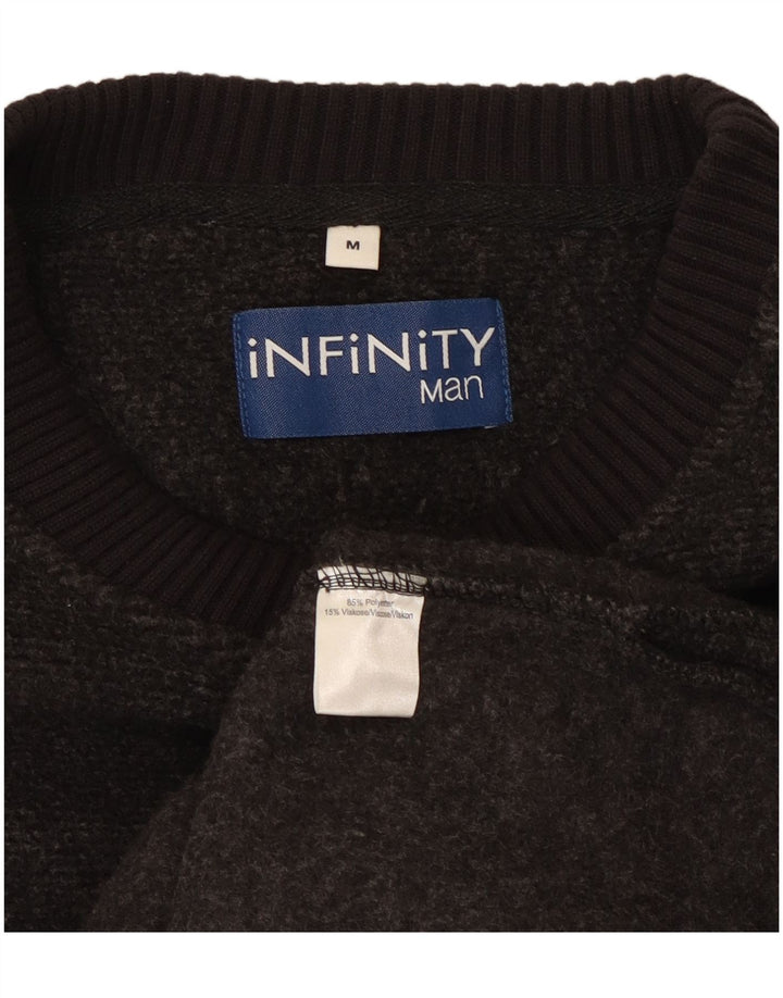 INFINITY Pull Col Bateau Homme Gris Moyen Polyester