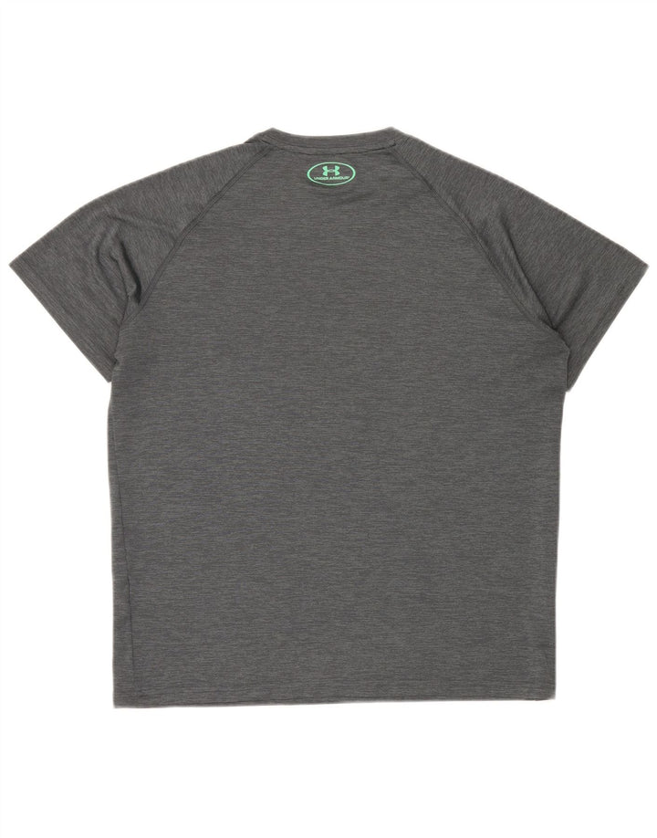 UNDER ARMOUR T-Shirt Homme Haut Large Gris Moucheté