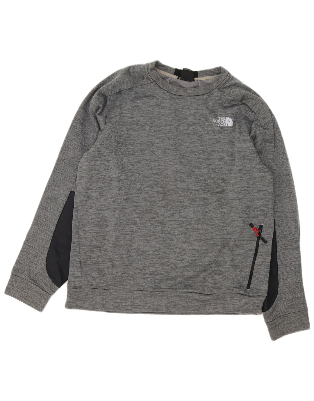 The North Face Sweat-shirt pour homme en polyester color block grand gris