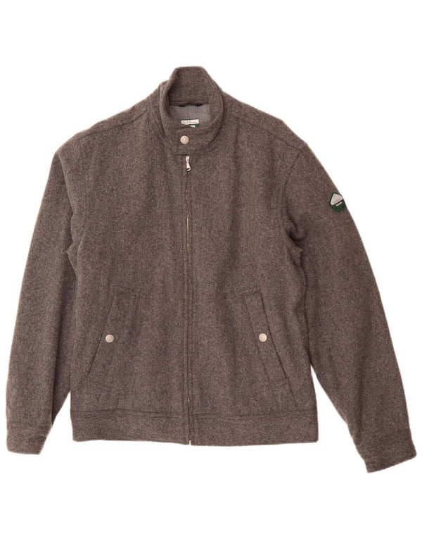 Paul Smith Veste Bomber Homme UK 38 Laine Gris Moyen