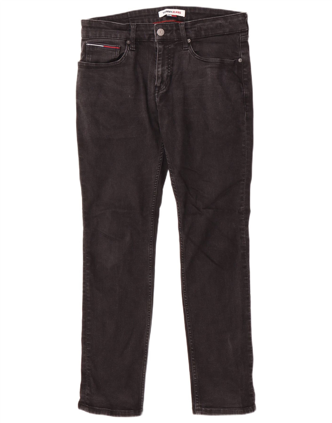 Tommy Hilfiger Jean Slim Scanton Homme W32 L30 Gris Coton