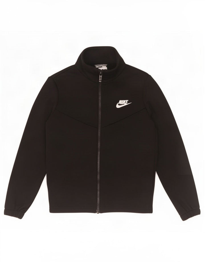 Nike Veste de survêtement graphique pour garçon 8-9 ans Petit Noir Polyester
