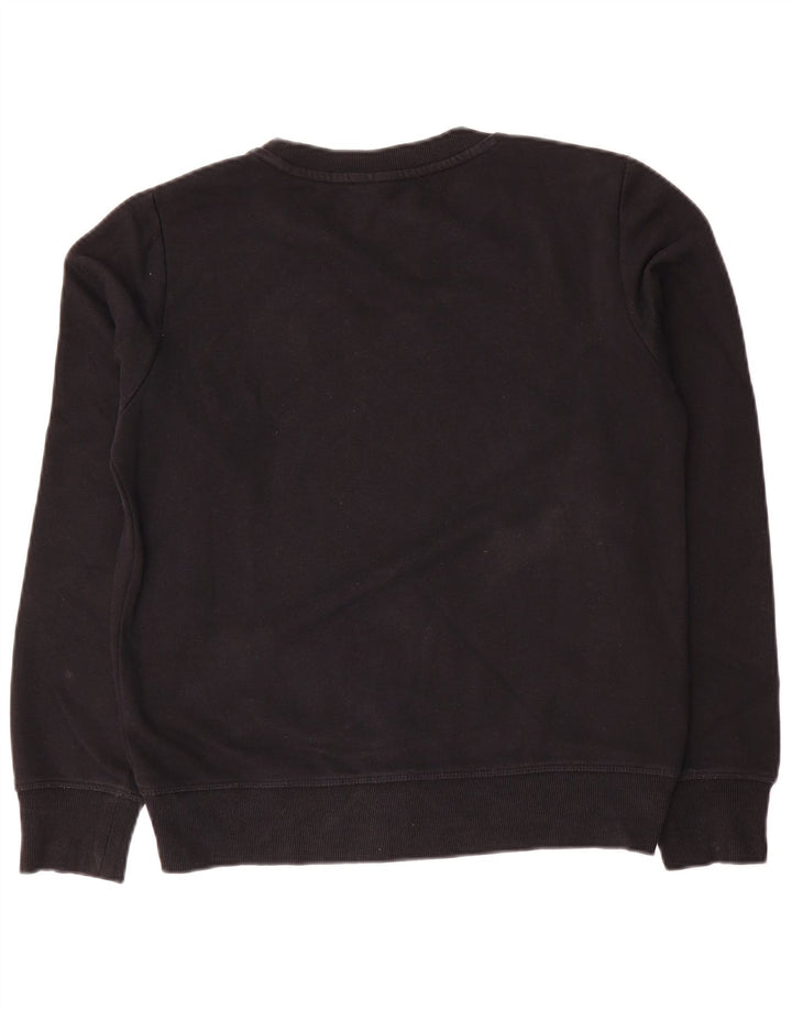 Champion Sweat-shirt graphique pour femme UK 14 en coton noir moyen