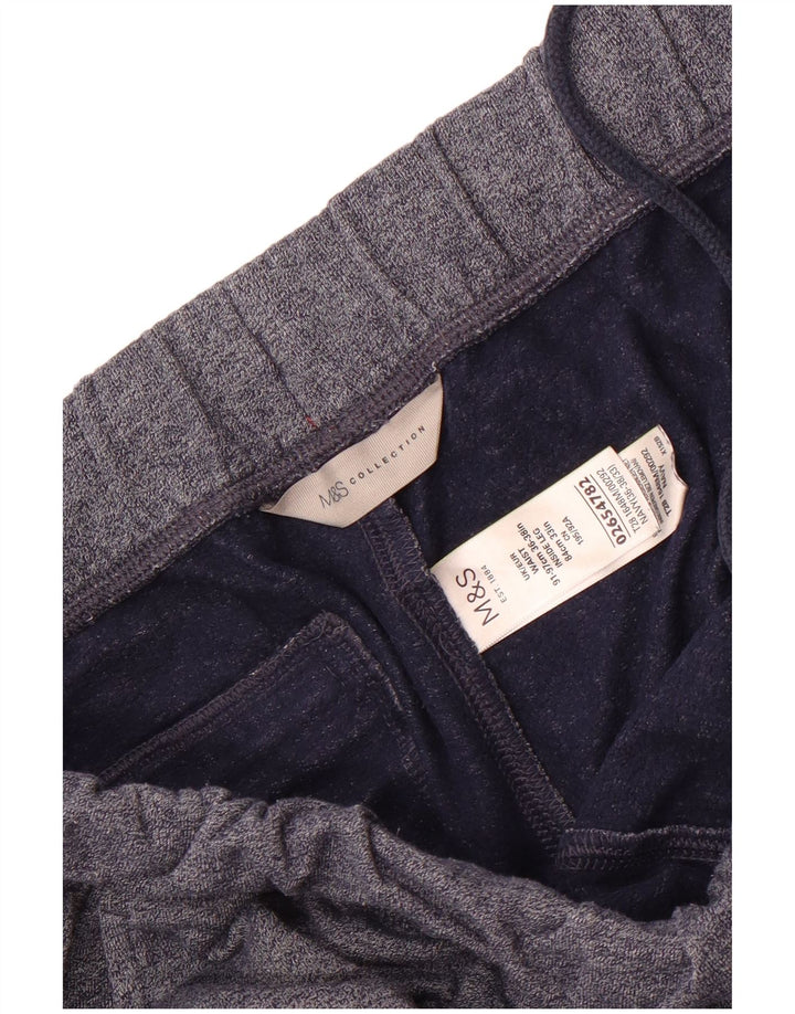 Marks & Spencer Pantalon de survêtement pour homme en coton bleu marine Large