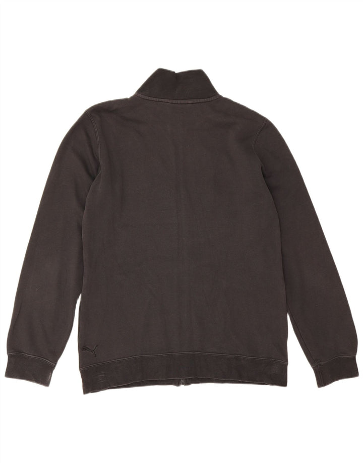 Puma Veste de survêtement graphique pour femme UK 14 Large Noir