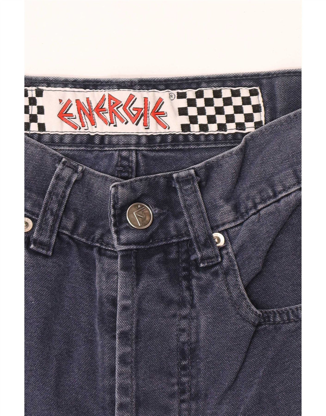 Energie Jean Taille Haute Femme W26 L29 Bleu