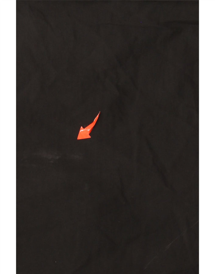 Nike Veste de pluie à capuche pour homme UK 42 XL Noir Polyester