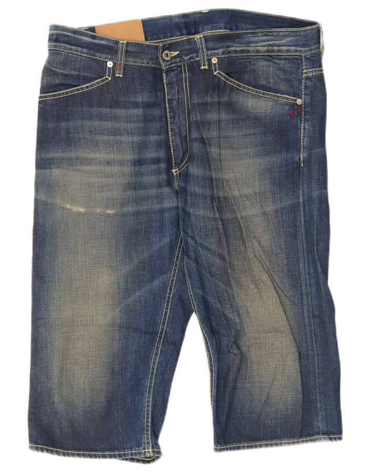 Dondup Short en jean pour homme W36 Large Bleu Coton