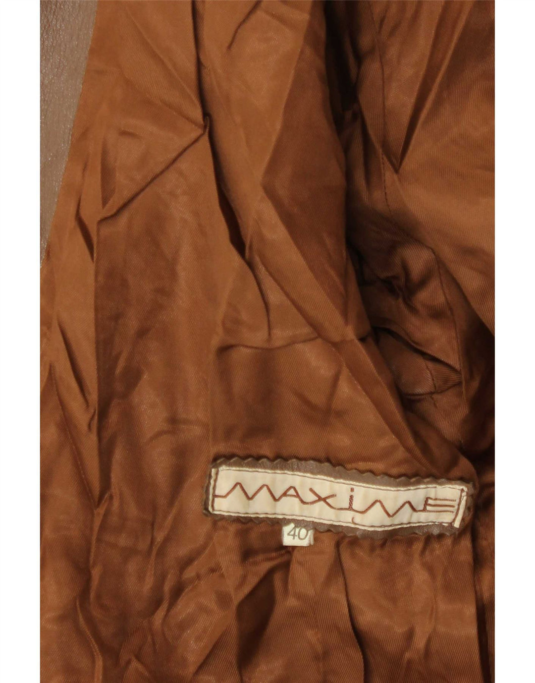 Maxime Manteau en cuir pour femme EU 40 Marron moyen