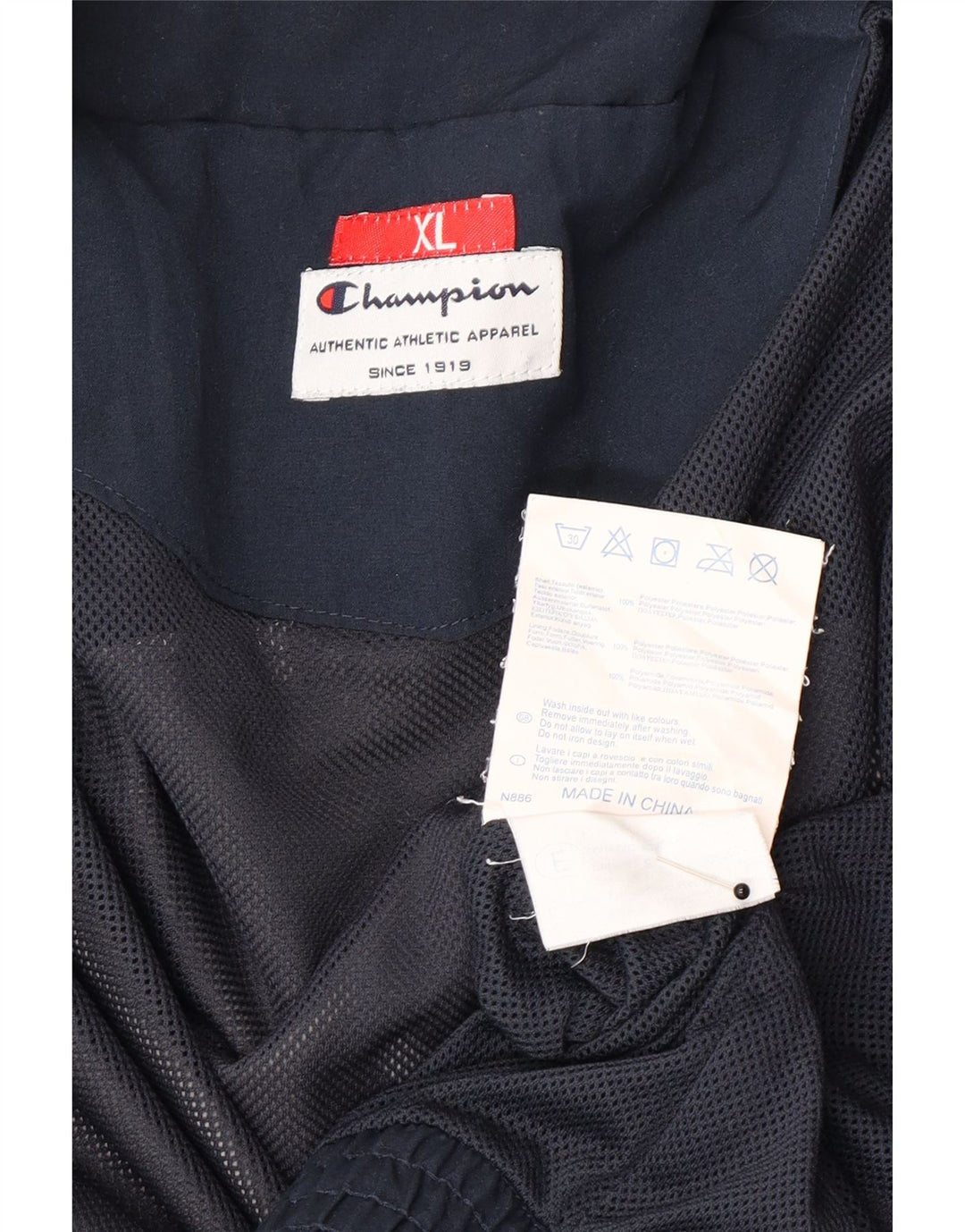 Champion Veste de survêtement pour homme XL Gris Colorblock Polyester