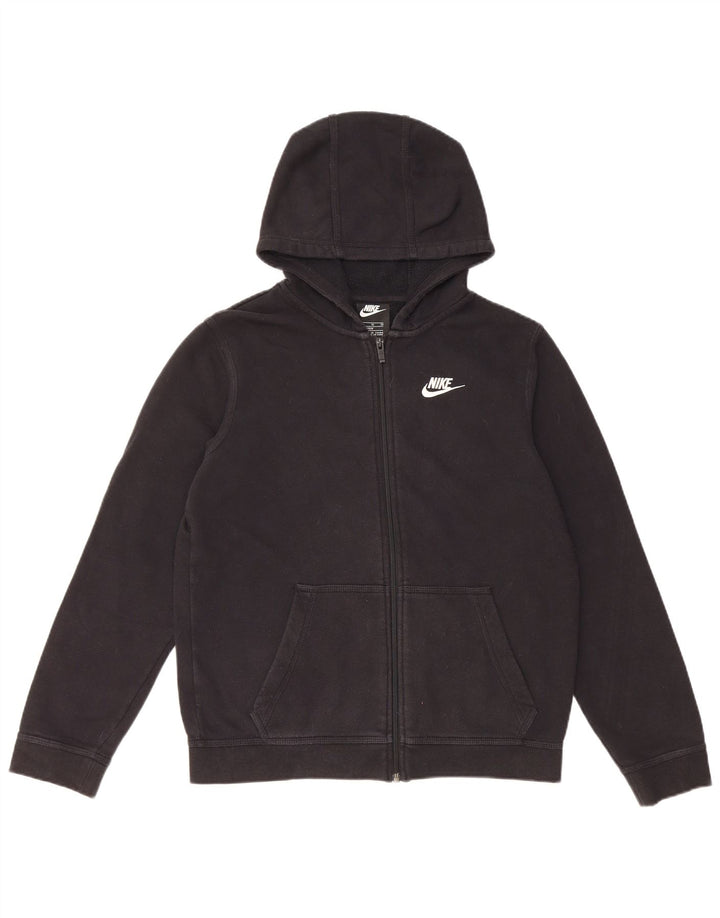 NIKE Pull à capuche zippé pour garçon 13-14 ans XL Noir Coton