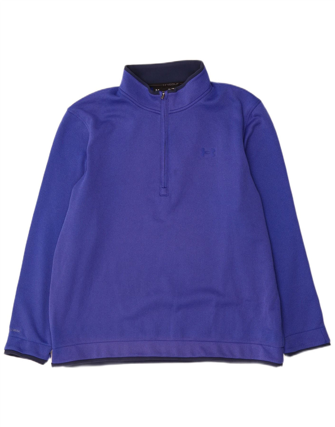 Under Armour Sweat-shirt à col zippé pour homme XL Bleu Polyester