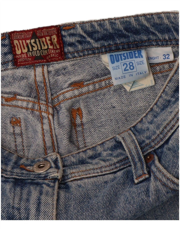 Outsider Jean Fuselé Femme W28 L32 Bleu Coton