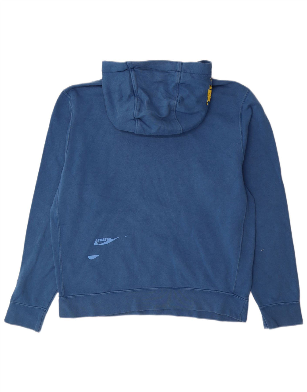 Nike Pull à capuche graphique en coton bleu moyen pour homme