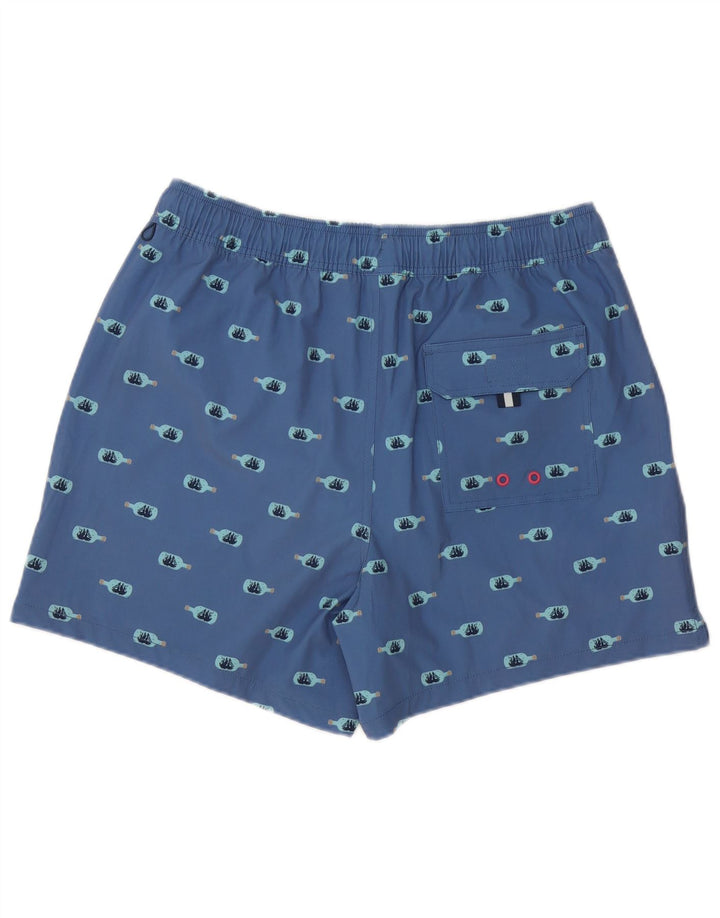 Crew Clothing Short de Bain Graphique Homme XL Bleu Polyester