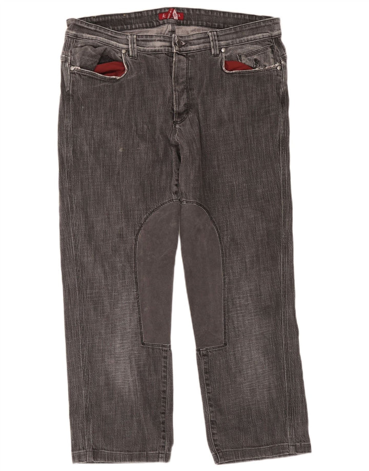 SIVIGLIA Jean Court d'équitation Homme W40 L26 Gris Polyester