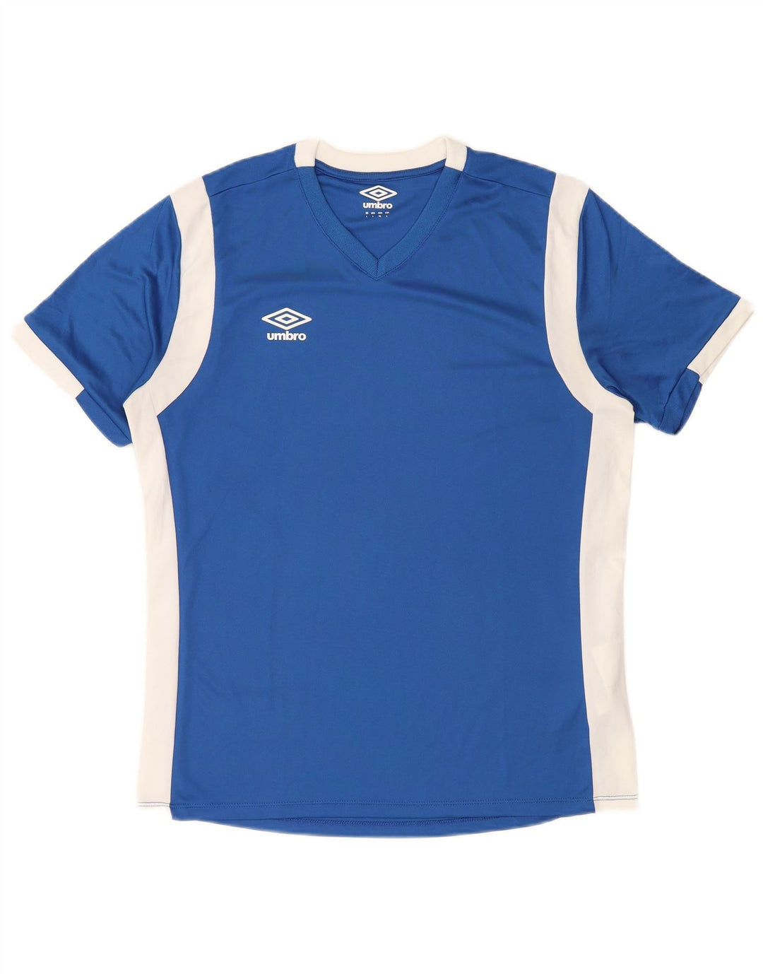 Umbro T-Shirt Homme Haut Large Bleu Colorblock Polyester