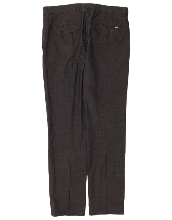 Marks & Spencer Pantalon de costume moderne coupe slim pour homme W32 L31 Gris laine