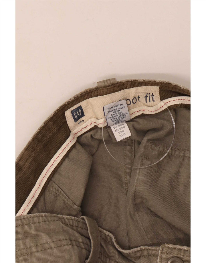 Gap Pantalon Chino Bootcut Homme W33 L32 Kaki Coton