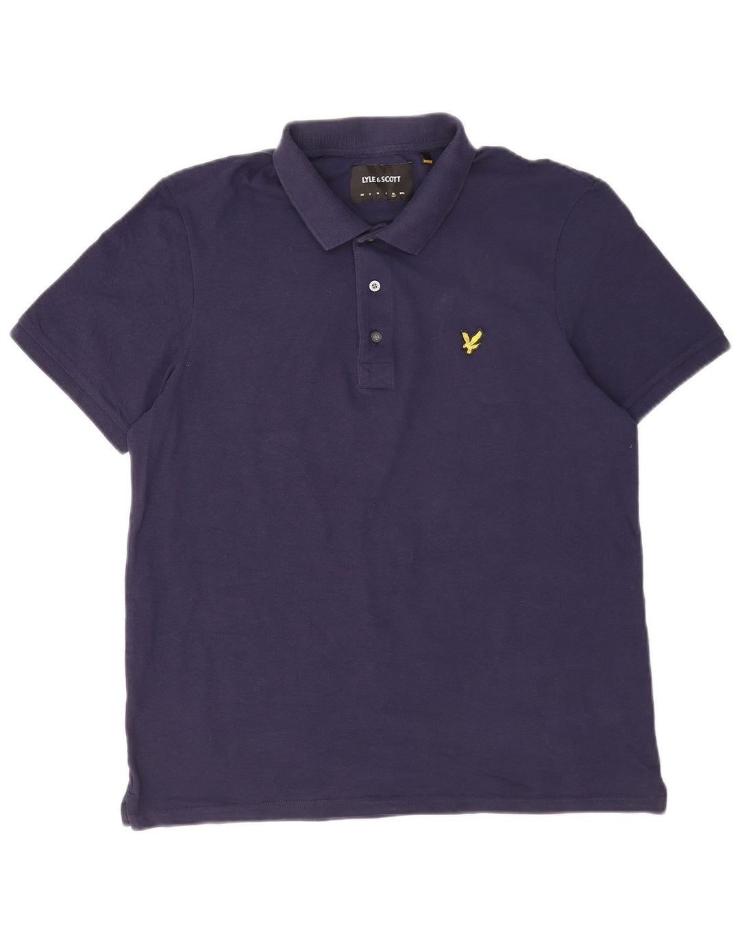 Lyle & Scott Polo Homme XL Bleu Marine Coton